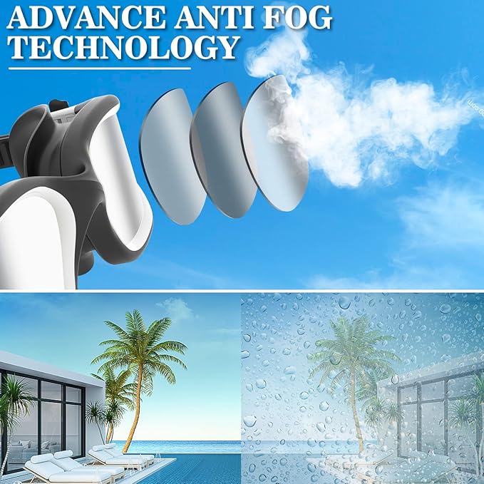 WIN.MAX Polarized Swimming Goggles Swim Pool Goggles Anti Fog Anti UV No Leakage Clear Vision for Men Women Adults Teenagers