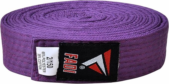 Martial Arts Belt for Karate, Judo, Aikido and Taekwondo - Durable Cotton-Polyester Blend for Adults and Kids