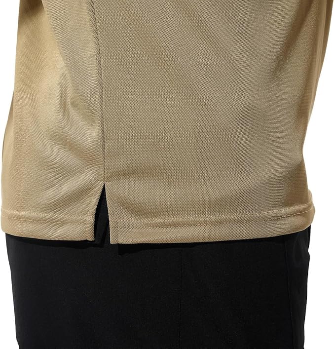 TBMPOY Men's Polo Shirts with Pocket Short Sleeve Quick Dry Casual Sports Outdoor Golf Shirt