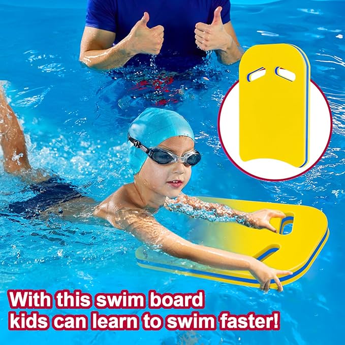 YIGUO 2PCS Swimming Kickboard for Adult & Kid, Kickboard Swimming Kick Board, Swimming Training Aid for Pool & Open Water, EVA Material