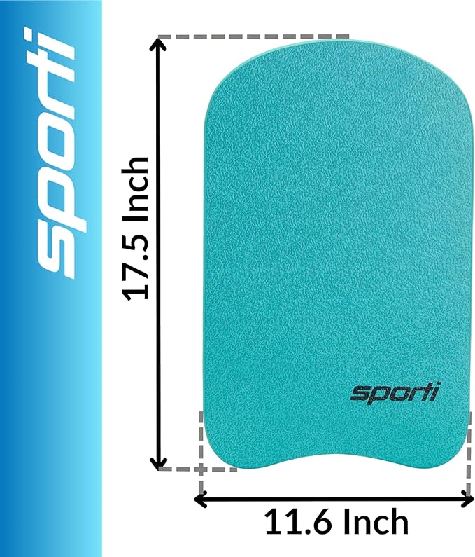 Sporti Adult Kickboard for Swim Training - Swimming Kickboard for Men Women, Water Board for Adult, Swimming Training Aid