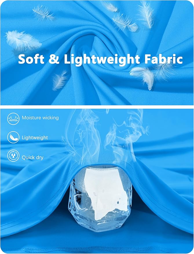 MAGCOMSEN Men's Short Sleeve UPF 50+ Sun Protection Shirts Quick Dry Athletic T-Shirt Hiking Running Swimming Rash Guard