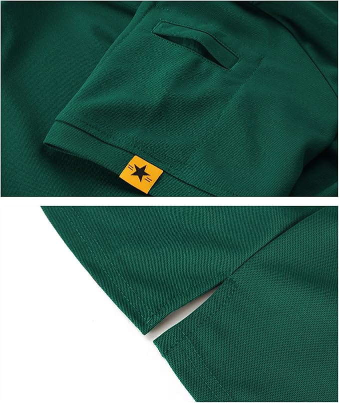 SCODI Mens Polo Shirts Performance Short Sleeve Tactical Shirts Athletic Golf Shirt for Men Daily Casual Collared T-Shirt