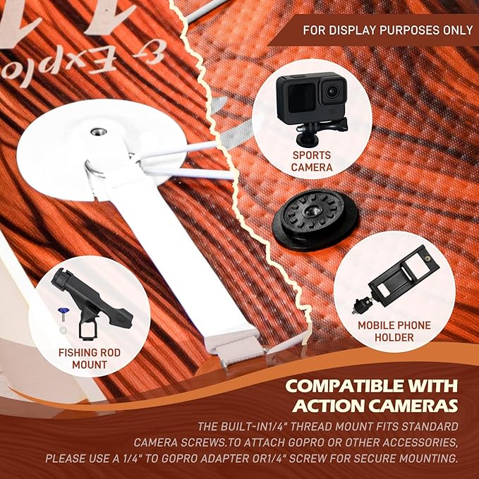 InnoExpo 11' Inflatable Stand Up Paddle Boards with Premium Accessories, Wide Stable SUP Paddle Board Design, Non-Slip Comfort Deck for Youth & Adults