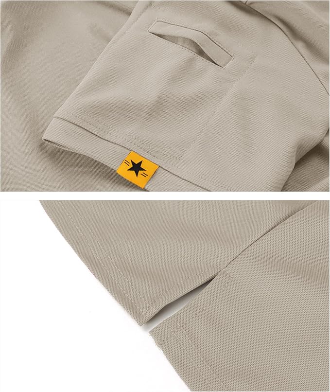 SCODI Mens Polo Shirts Performance Short Sleeve Tactical Shirts Athletic Golf Shirt for Men Daily Casual Collared T-Shirt