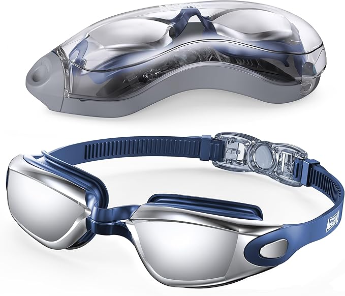 Aegend Swim Goggles, Swimming Goggles No Leaking Full Protection Adult Men Women Youth