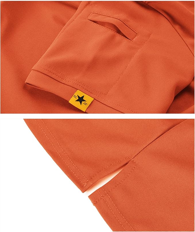 SCODI Mens Polo Shirts Performance Short Sleeve Tactical Shirts Athletic Golf Shirt for Men Daily Casual Collared T-Shirt