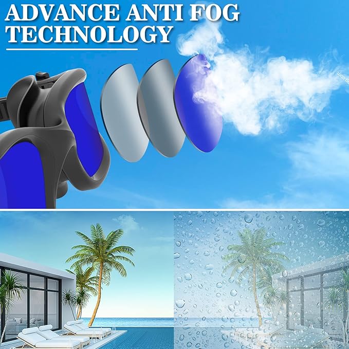 WIN.MAX Polarized Swimming Goggles Swim Pool Goggles Anti Fog Anti UV No Leakage Clear Vision for Men Women Adults Teenagers