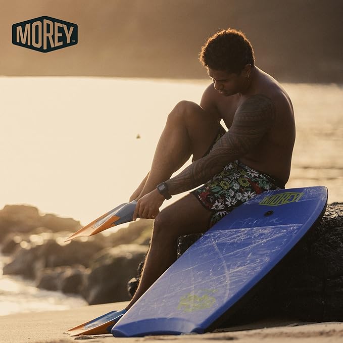 MOREY® Big Kahuna 44" The Original Bodyboard for Tall Riders. Body Board for Beach, Re-Engineered 2025 Model