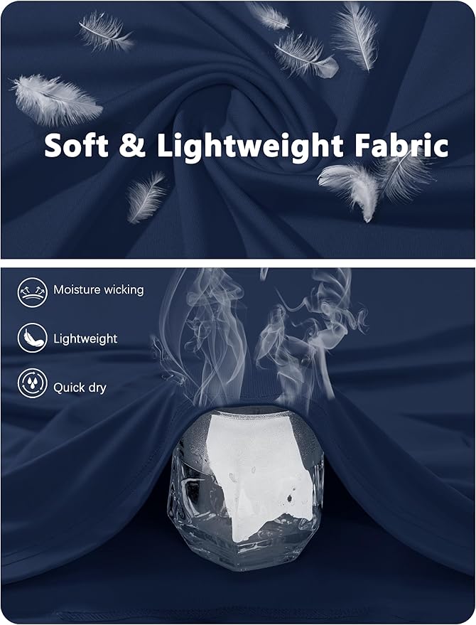 MAGCOMSEN Men's Short Sleeve UPF 50+ Sun Protection Shirts Quick Dry Athletic T-Shirt Hiking Running Swimming Rash Guard