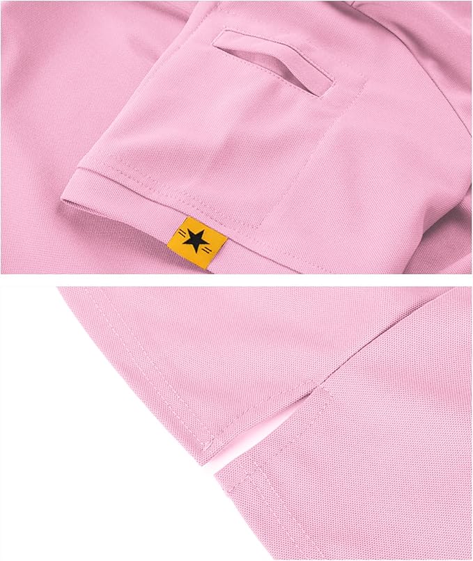 SCODI Mens Polo Shirts Performance Short Sleeve Tactical Shirts Athletic Golf Shirt for Men Daily Casual Collared T-Shirt