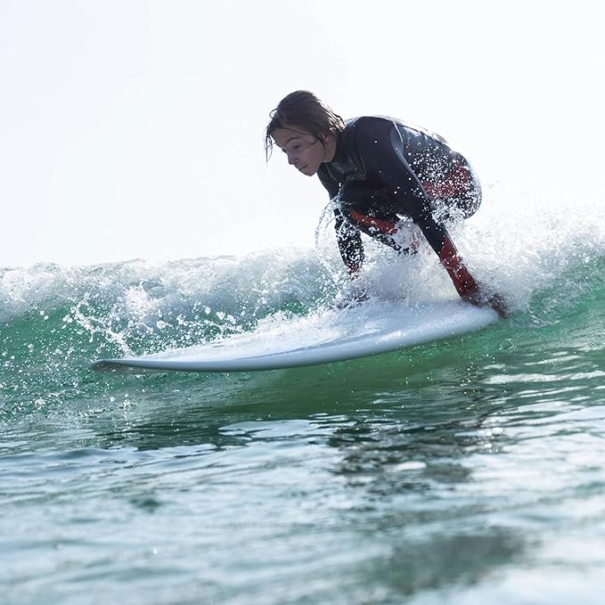 TAHE 7'2" Comet Tough-Tec Surfboard – Durable, Lightweight & Easy to Progress On | Stable, Forgiving Ride for Beginner to Intermediate Surfers | Made in France for Long-Lasting Performance