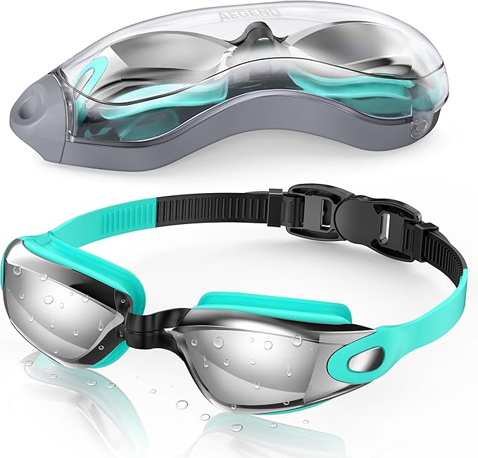 Aegend Swim Goggles, Swimming Goggles No Leaking Full Protection Adult Men Women Youth