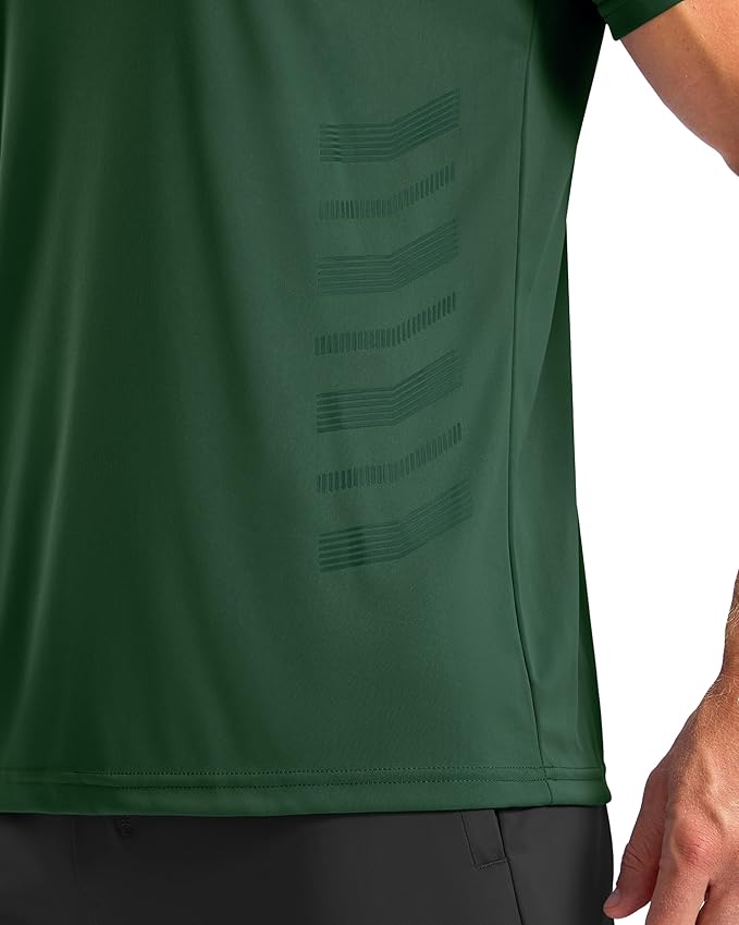 G Gradual Men's Workout Shirts Quick Dry Athletic Running T-Shirts Lightweight Moisture Wicking Short Sleeve Sports Gym Tops