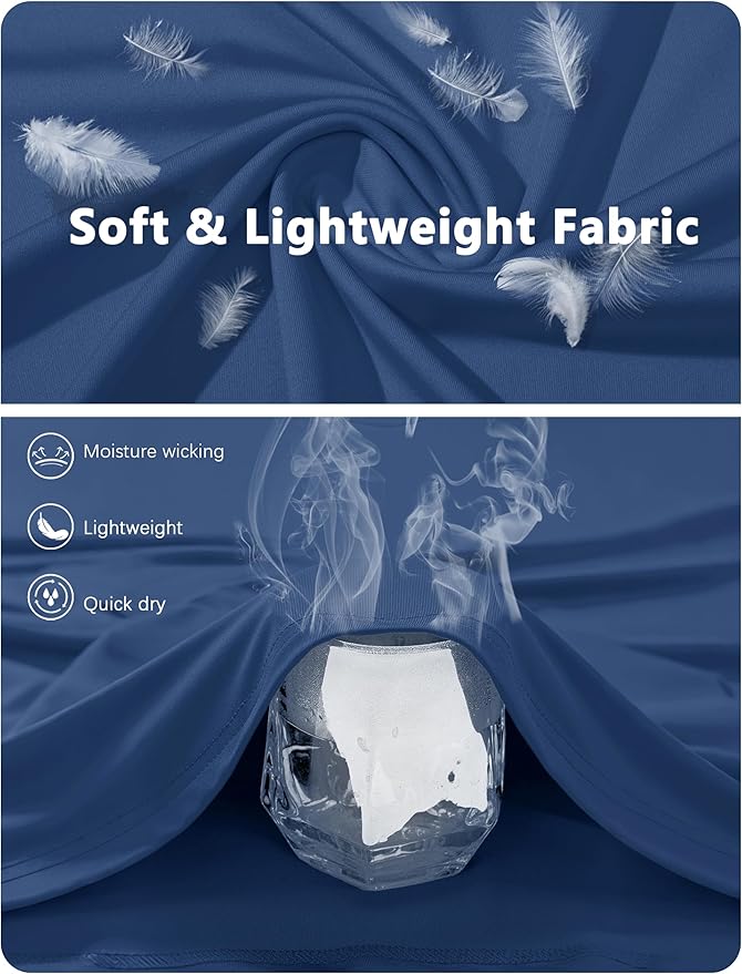 MAGCOMSEN Men's Short Sleeve UPF 50+ Sun Protection Shirts Quick Dry Athletic T-Shirt Hiking Running Swimming Rash Guard