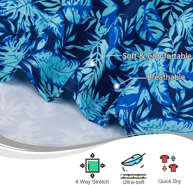 TAPULCO Mens Quick Dry Polo Shirts Camouflage Pattern Performance Athletic Lightweight Breathable Casual Golf Tshirts