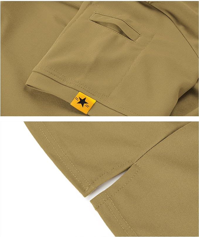 SCODI Mens Polo Shirts Performance Short Sleeve Tactical Shirts Athletic Golf Shirt for Men Daily Casual Collared T-Shirt