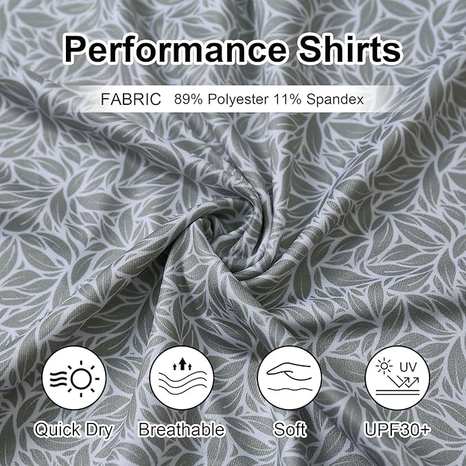 Golf Shirts for Men - Moisture Wicking Short Sleeve Performance Sport Casual Striped Collared Mens Polo Shirt