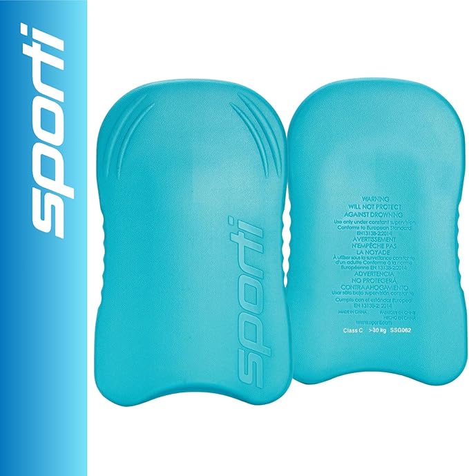 Sporti Adult Kickboard for Swim Training - Swimming Kickboard for Men Women, Water Board for Adult, Swimming Training Aid