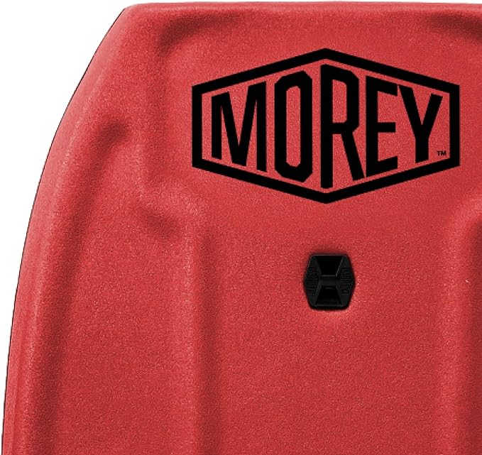 MOREY® Mach 12 MDS, 42.5" Bodyboard. Dynamic Speed Body Boards for Beach, for All Skill Levels, Embedded Fiberglass Stringer, with Coil Leash. Re-Engineered 2025 Model