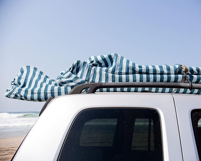 Surf Squared Surfboard Sock Cover and Paddleboard Cover - Lightweight Stretch Protective Surfboard Bag - Surfing Accessories - Shortboard, Longboard, Hybrid, Wakesurf, Standup Paddleboard SUP