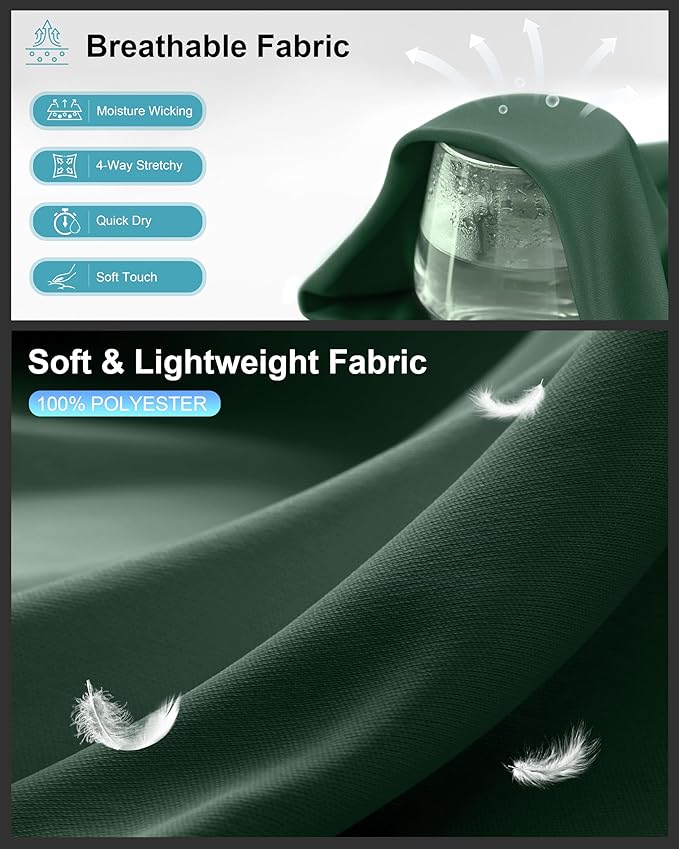 G Gradual Men's Workout Shirts Quick Dry Athletic Running T-Shirts Lightweight Moisture Wicking Short Sleeve Sports Gym Tops