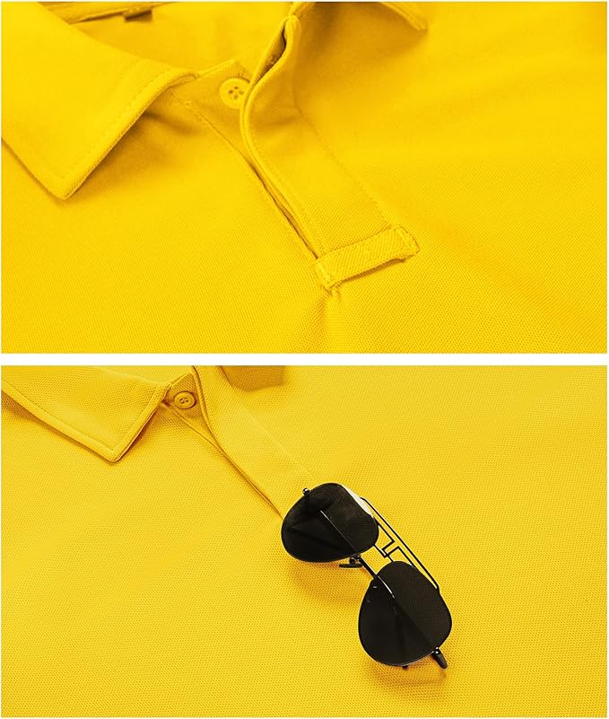 SCODI Mens Polo Shirts Performance Short Sleeve Tactical Shirts Athletic Golf Shirt for Men Daily Casual Collared T-Shirt