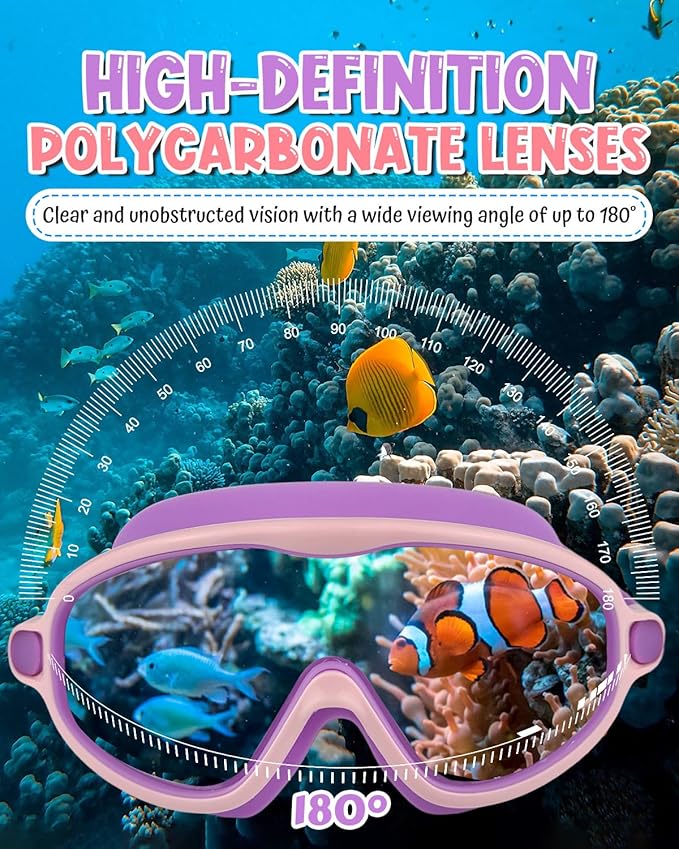 Rantizon Swim Goggles 2 Pack, Wide View Anti Fog&UV Swimming Goggles for Audlt, No Leaking Swim Glasses for Men Women Kids