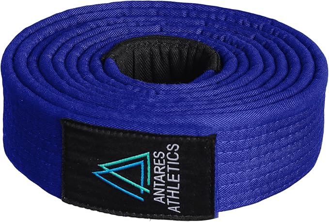 BJJ Belt for Men & Women Brazilian Jiu Jitsu Belt with Ranking Stripes Sleeve Bar Kids Jiu Jitsu Gi Belt