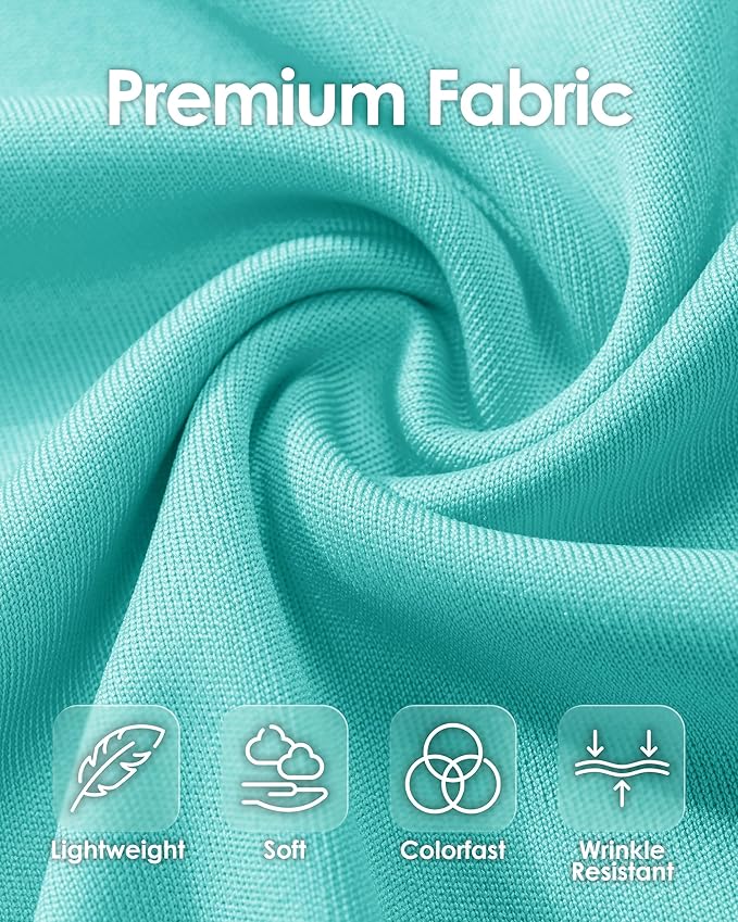 Boladeci Men's Swim Shirt Short Sleeve UPF 50+ Sun Protection SPF UV Moisture Wicking Lightweight Quick Dry Rash Guard