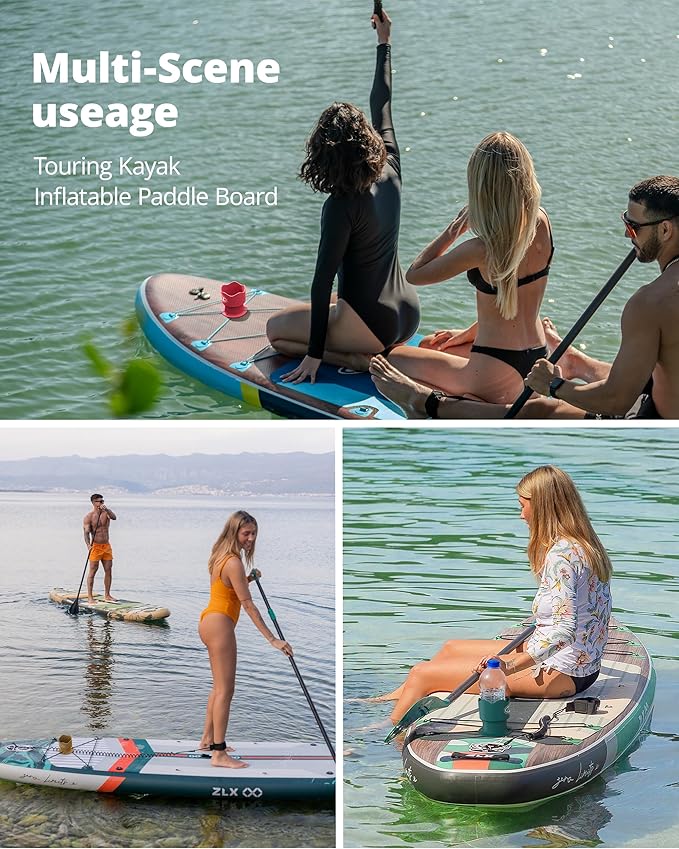 ZLX Cup Paddle Board Kayak Cup Holder, Stand Up Paddle Board Cup Holder Paddleboard Accessories Surfboards, Canoes Kayak Holder for Types of Cup Bottle Drink