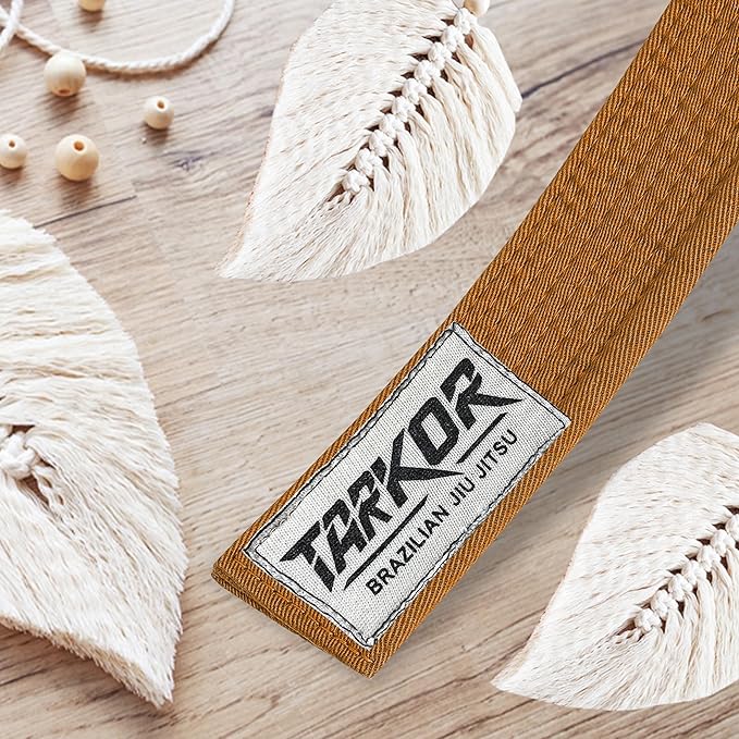 Vintage Series BJJ Belt for Men & Women Brazilian Jiu Jitsu Belt for Jiu Jitsu Gi