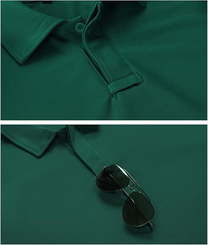 SCODI Mens Polo Shirts Performance Short Sleeve Tactical Shirts Athletic Golf Shirt for Men Daily Casual Collared T-Shirt