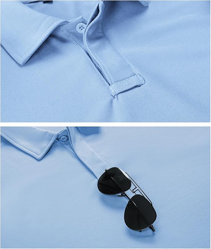 SCODI Mens Polo Shirts Performance Short Sleeve Tactical Shirts Athletic Golf Shirt for Men Daily Casual Collared T-Shirt