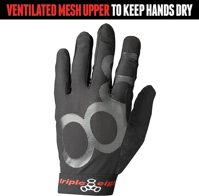 Triple Eight Exoskin Protective Gloves – Ideal for BMX and Mountain Biking