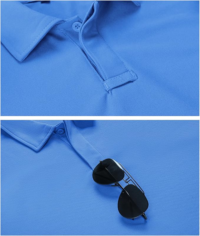 SCODI Mens Polo Shirts Performance Short Sleeve Tactical Shirts Athletic Golf Shirt for Men Daily Casual Collared T-Shirt