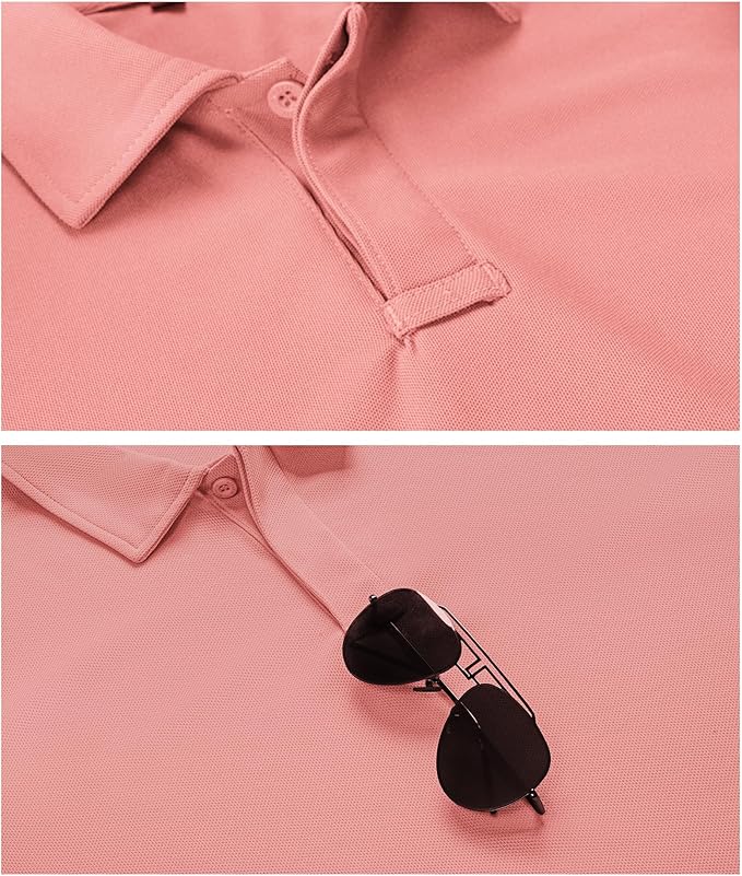 SCODI Mens Polo Shirts Performance Short Sleeve Tactical Shirts Athletic Golf Shirt for Men Daily Casual Collared T-Shirt