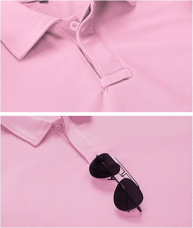 SCODI Mens Polo Shirts Performance Short Sleeve Tactical Shirts Athletic Golf Shirt for Men Daily Casual Collared T-Shirt