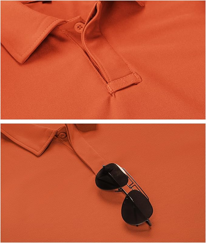 SCODI Mens Polo Shirts Performance Short Sleeve Tactical Shirts Athletic Golf Shirt for Men Daily Casual Collared T-Shirt