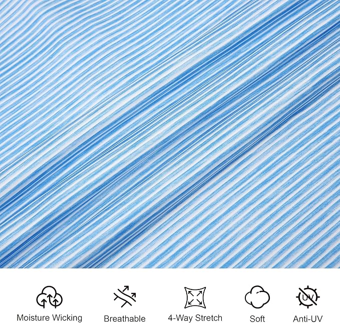 Esabel.C Jacquard Golf Shirts for Men Moisture Wicking Short Sleeve Performance Dry Fit Active Mens Polo Shirts