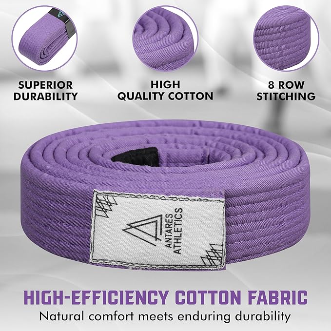 Vintage Series BJJ Belt for Men & Women Brazilian Jiu Jitsu Belt for Jiu Jitsu Gi