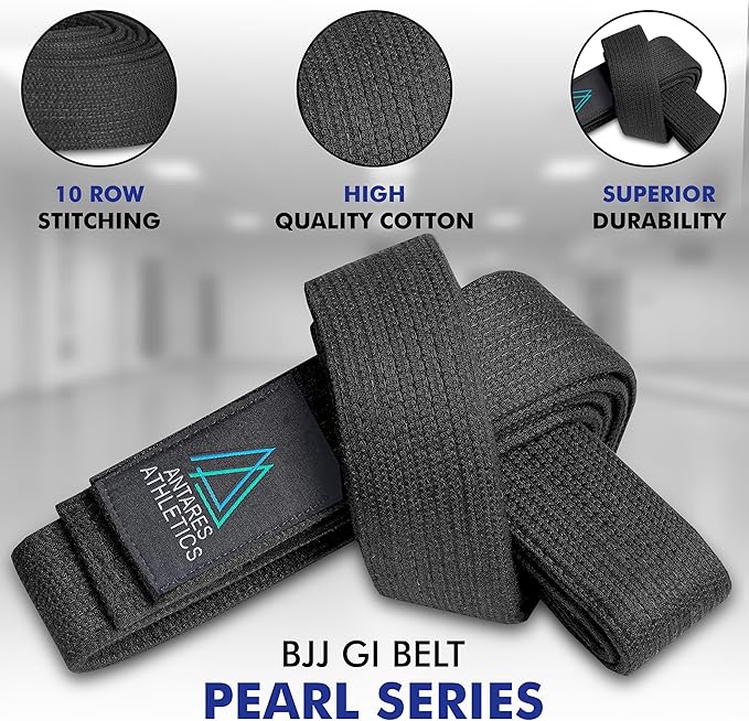 Pearl Weave Series BJJ Belt for Men & Women | Brazilian Jiu Jitsu Belt with Pearl Colors